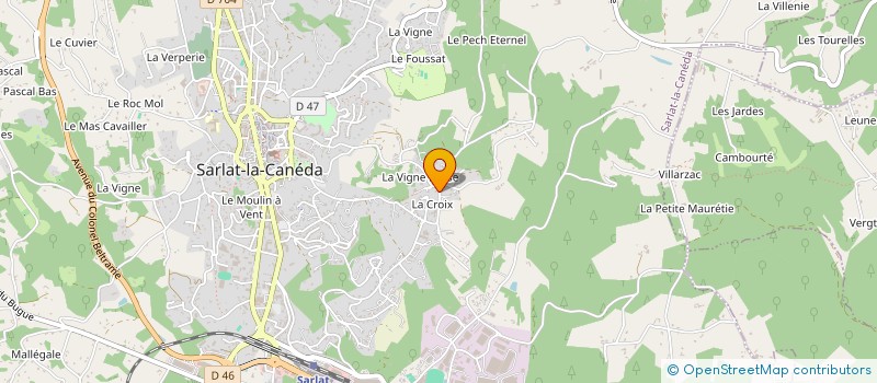 localisation de l'entreprise SCI BLANSIME à SARLAT-LA-CANEDA