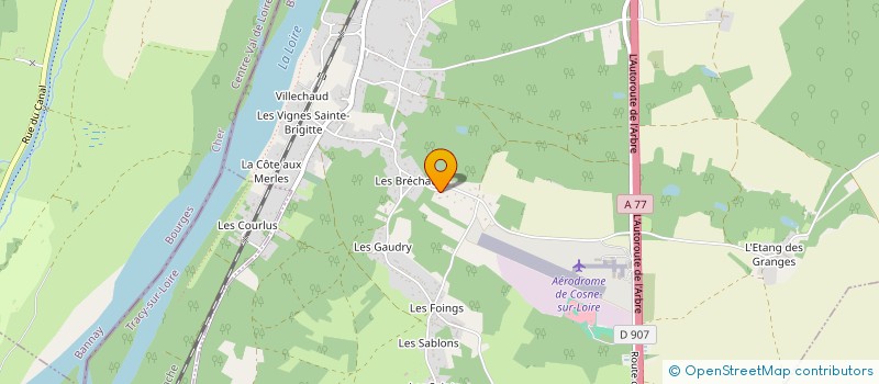 localisation de l'entreprise SCI BLANT à COSNE-COURS-SUR-LOIRE