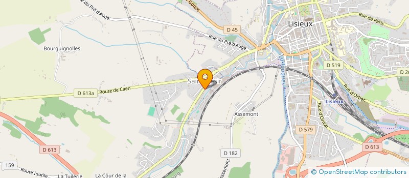 localisation de l'entreprise SCI BLANVILLAIN  SAINT-DESIR