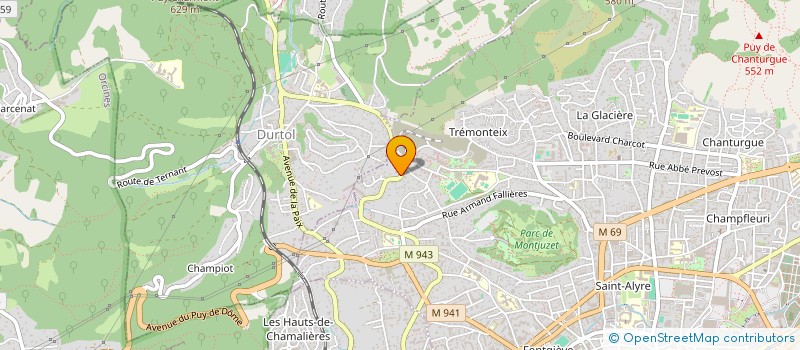 localisation de l'entreprise SCI BLANZAT-LA FONTAINE  CLERMONT-FERRAND