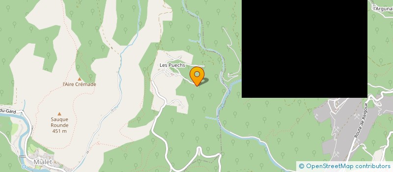 localisation de l'entreprise SCI BLAQUARIAU  MIALET