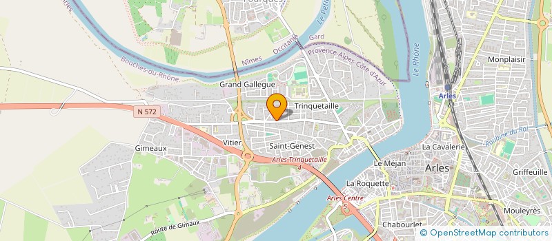 localisation de l'entreprise SCI BLAR à ARLES