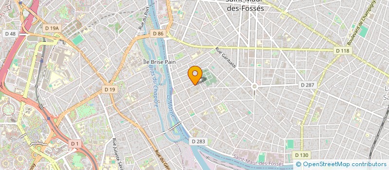 localisation de l'entreprise SCI BLAS à SAINT-MAUR-DES-FOSSES