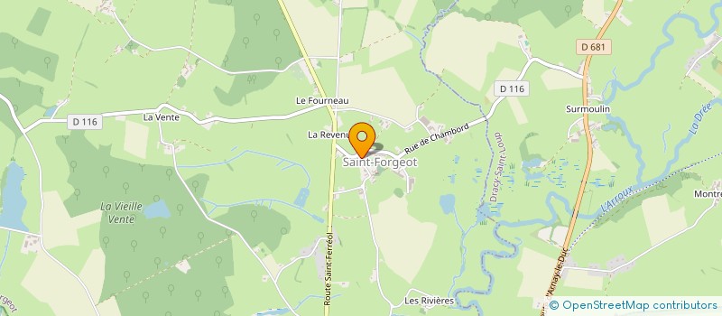 localisation de l'entreprise SCI BLAS AUTUN  SAINT-FORGEOT