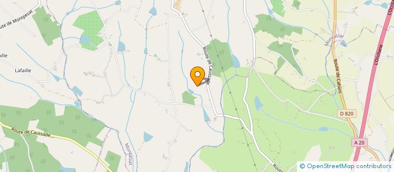 localisation de l'entreprise SCI BLASIS  MONTALZAT