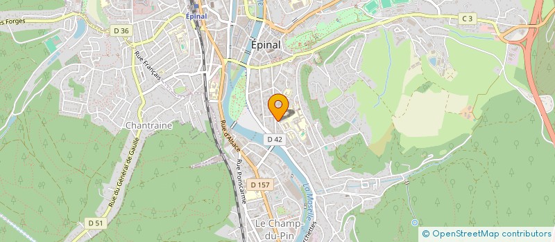localisation de l'entreprise SCI BLAUDEZ à EPINAL