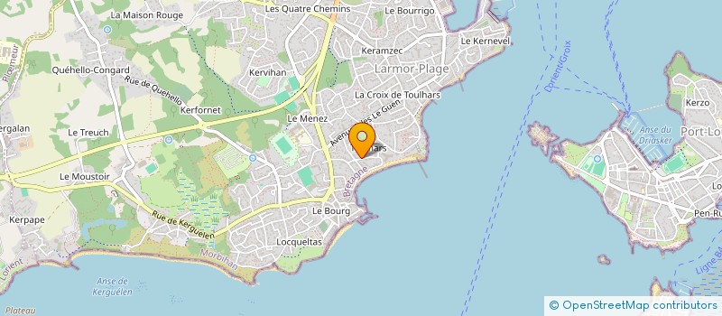 localisation de l'entreprise SCI BLAVET  LARMOR-PLAGE