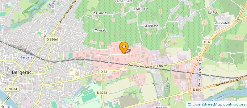 localisation de l'entreprise SCI BLBJ à BERGERAC