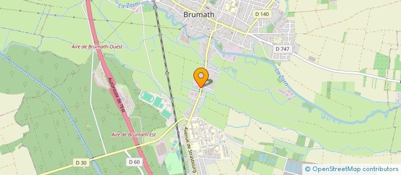 localisation de l'entreprise SCI BLC  BRUMATH