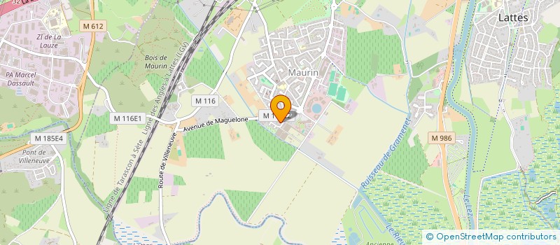 localisation de l'entreprise SCI BLC à LATTES