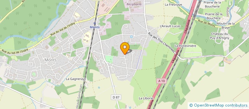 localisation de l'entreprise SCI BLC  MONTS