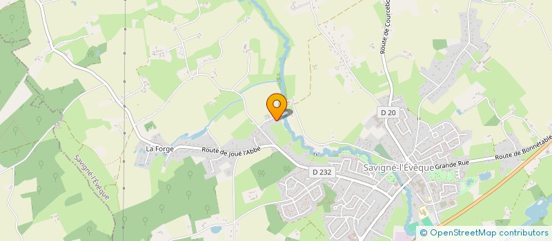 localisation de l'entreprise SCI BLD LEFAUCHEUX  SAVIGNE-L'EVEQUE
