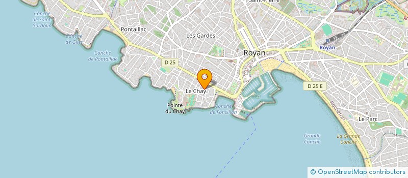 localisation de l'entreprise SCI BLE D'HIVER  ROYAN