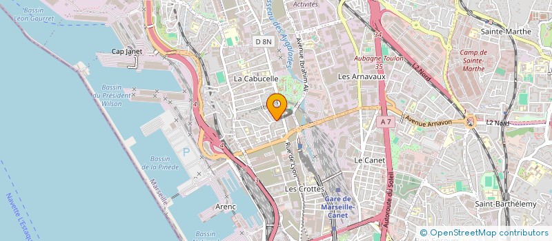 localisation de l'entreprise SCI BLED à MARSEILLE