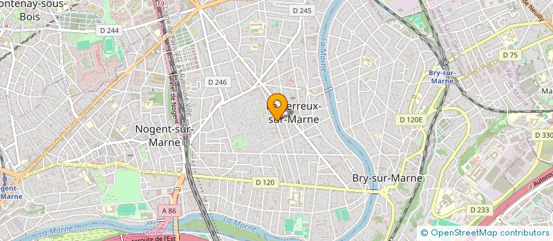 localisation de l'entreprise SCI BLEE  LE PERREUX-SUR-MARNE