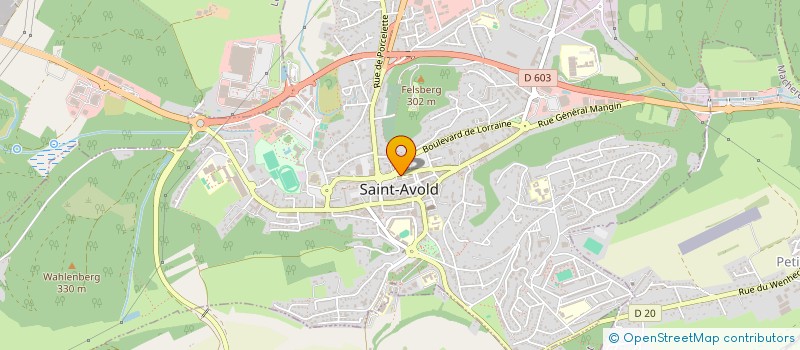 localisation de l'entreprise SCI BLEIBERG  SAINT-AVOLD