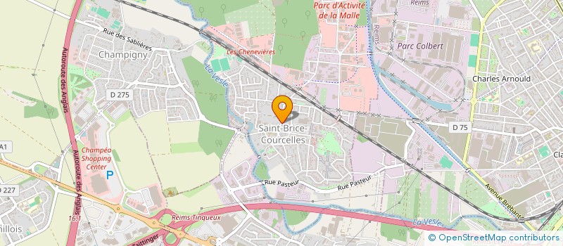 localisation de l'entreprise SCI BLERIOT  SAINT-BRICE-COURCELLES