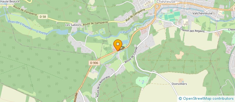 localisation de l'entreprise SCI BLES D'OR  CHEVREUSE