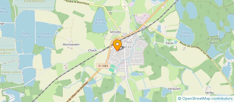 localisation de l'entreprise SCI BLEU  SAINT-PAUL-DE-VARAX