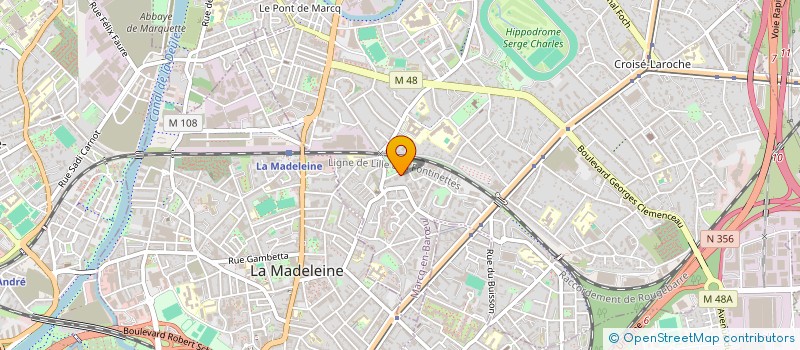 localisation de l'entreprise SCI BLEU à MARCQ-EN-BARŒUL