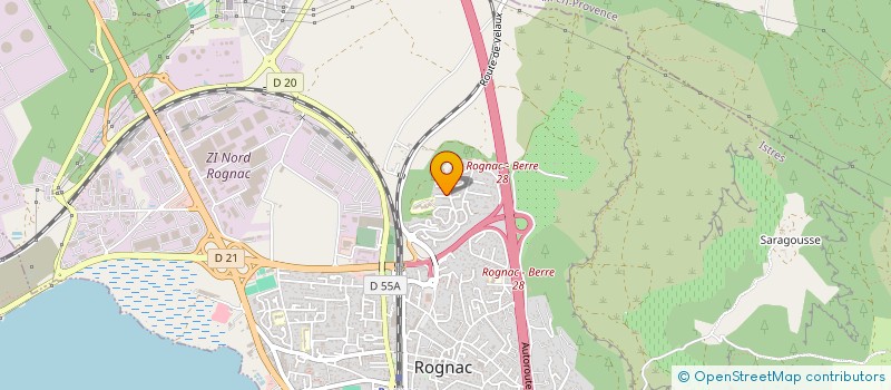 localisation de l'entreprise SCI BLEU AZUR  ROGNAC