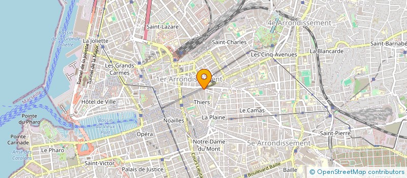 localisation de l'entreprise SCI BLEU AZUR  MARSEILLE
