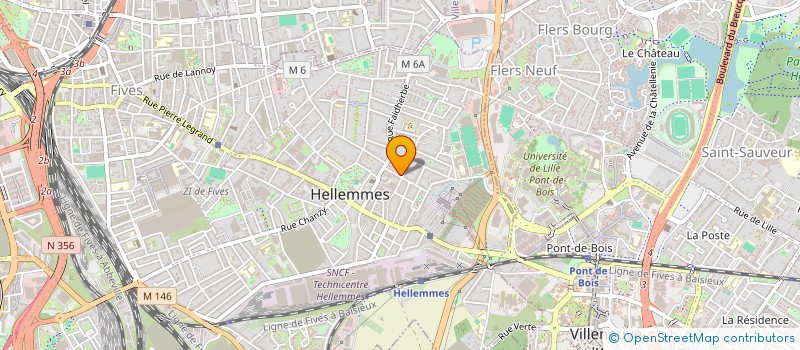 localisation de l'entreprise SCI BLEU AZUR  LILLE