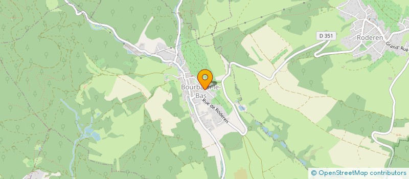 localisation de l'entreprise SCI BLEU CASSIS  BOURBACH-LE-BAS