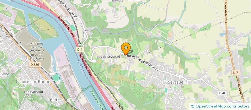 localisation de l'entreprise SCI BLEU CIEL  SEYSSUEL