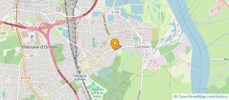 localisation de l'entreprise SCI BLEU DE MER AQUITAINE IMMOBILIER  VILLENAVE-D'ORNON