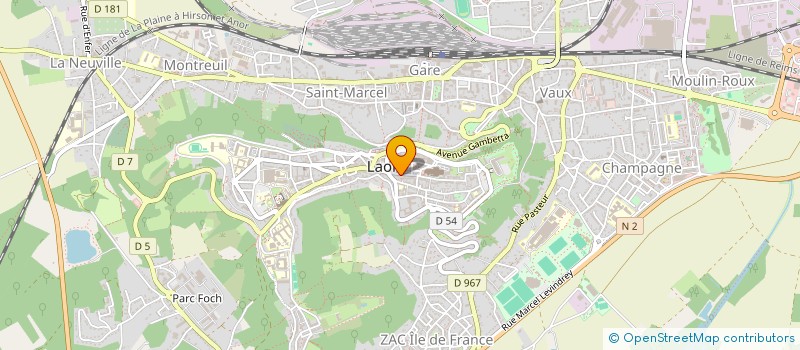 localisation de l'entreprise SCI BLEU IMPERIAL V à LAON