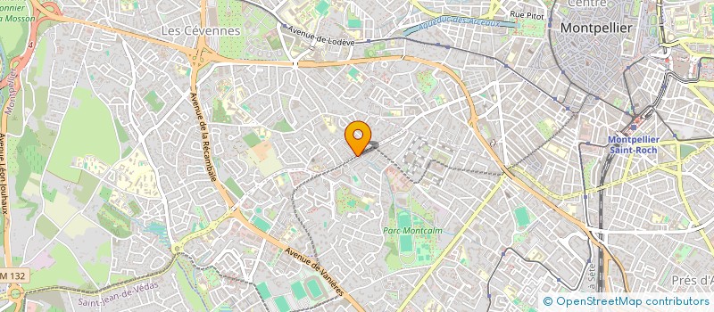 localisation de l'entreprise SCI BLEU INVEST 2 à MONTPELLIER