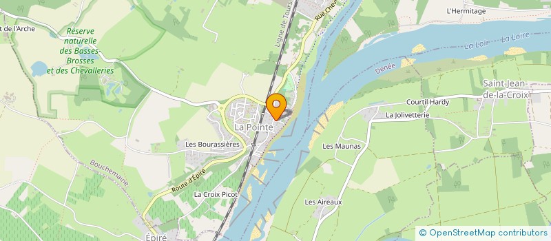 localisation de l'entreprise SCI BLEU LOIRE  BOUCHEMAINE