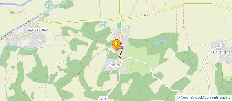 localisation de l'entreprise SCI BLEU MARINE  ROUCY