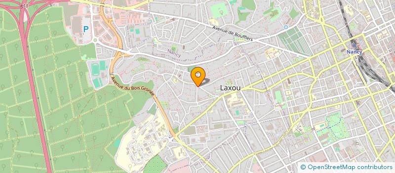 localisation de l'entreprise SCI BLEU METAL  LAXOU