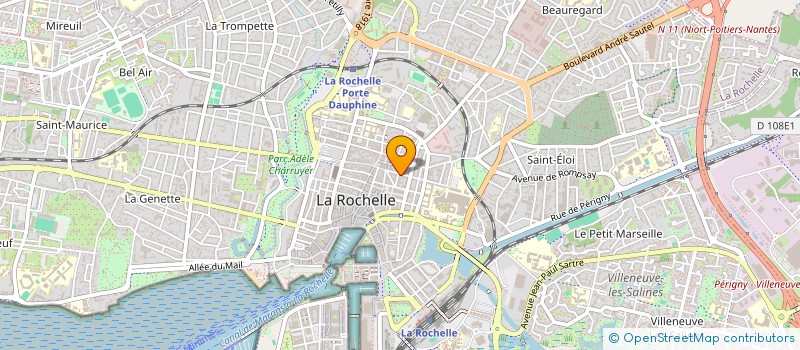 localisation de l'entreprise SCI BLEU OCEAN  LA ROCHELLE