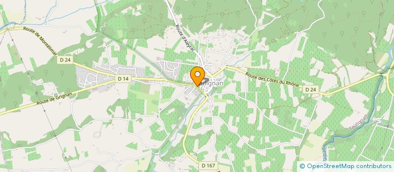 localisation de l'entreprise SCI BLEU PROVENCE  TAULIGNAN