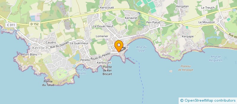 localisation de l'entreprise SCI BLEU SALE à PLOEMEUR
