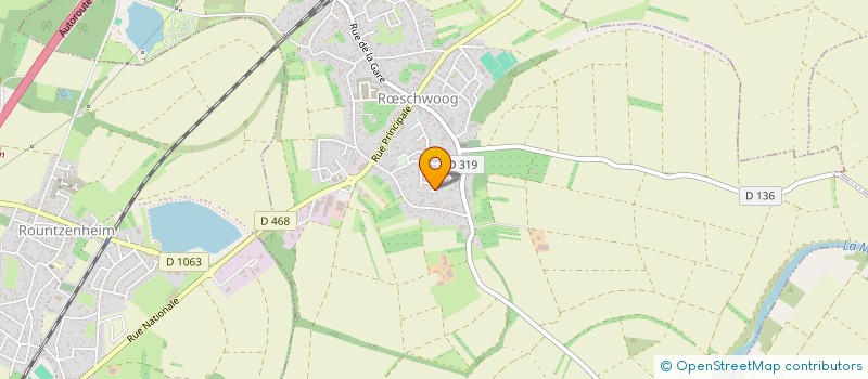 localisation de l'entreprise SCI BLEU VERT  RSCHWOOG