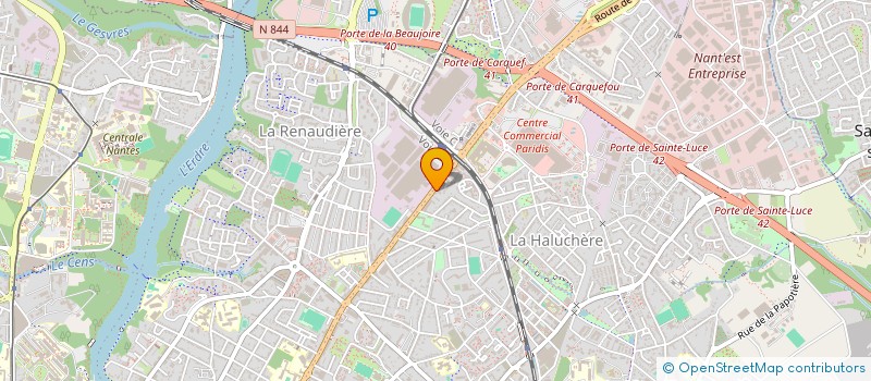 localisation de l'entreprise SCI BLEUE à NANTES
