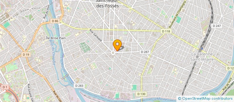 localisation de l'entreprise SCI BLEUET JOSEPH MARCELLIN à SAINT-MAUR-DES-FOSSES