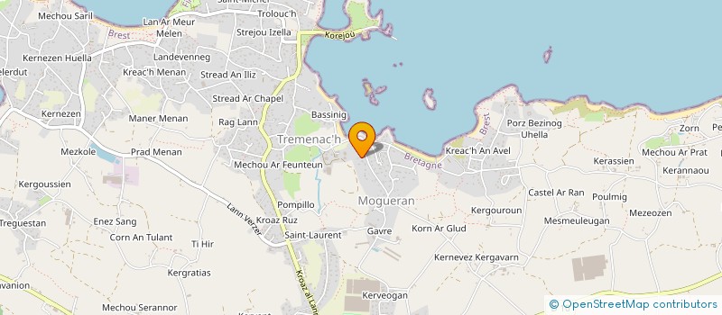 localisation de l'entreprise SCI BLEUNVEN-AMITRANO  PLOUGUERNEAU