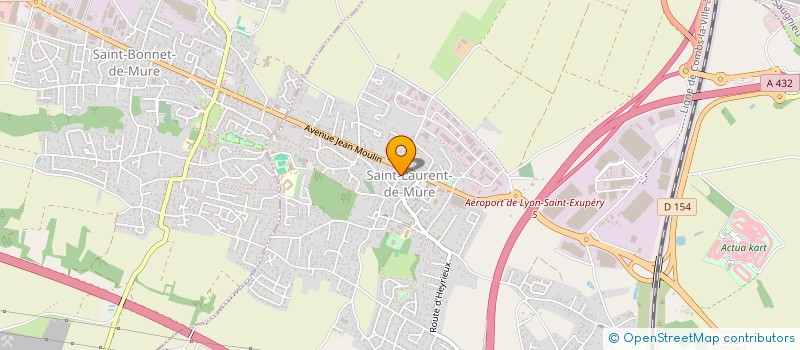 localisation de l'entreprise SCI BLEUROY  SAINT-LAURENT-DE-MURE