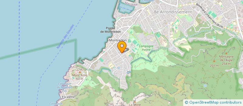 localisation de l'entreprise SCI BLEUS HORIZONS à MARSEILLE