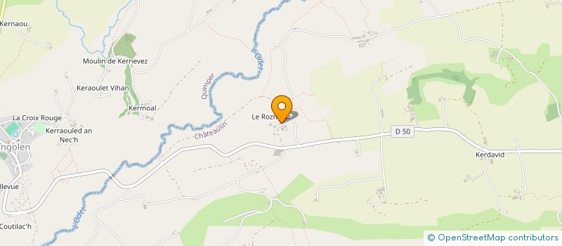 localisation de l'entreprise SCI BLEUZEN-ROSMEUR  CORAY