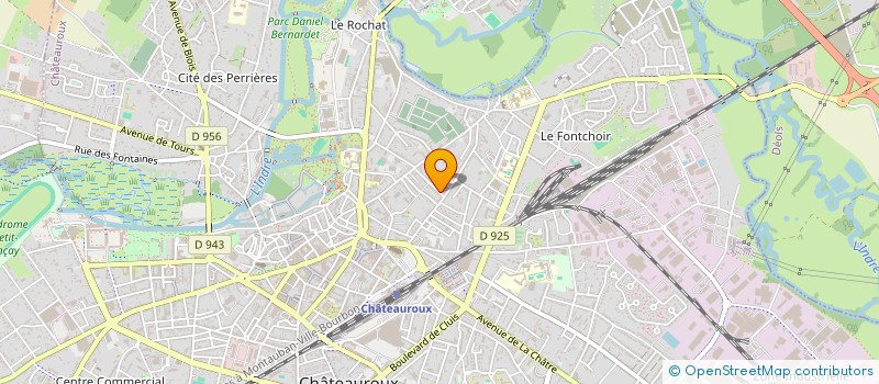 localisation de l'entreprise SCI BLF à CHATEAUROUX