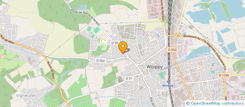 localisation de l'entreprise SCI BLH à WOIPPY
