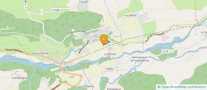 localisation de l'entreprise SCI BLI ASSOCIES à SAINT-FIRMIN
