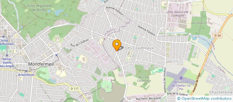 localisation de l'entreprise SCI BLIAULT INVESTISSEMENT  CHELLES