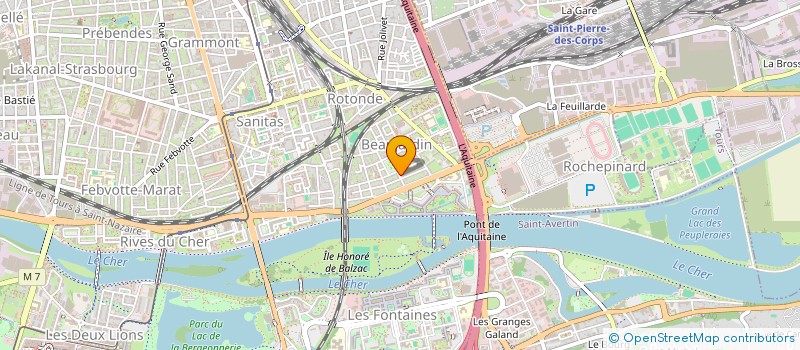 localisation de l'entreprise SCI BLIDA  TOURS